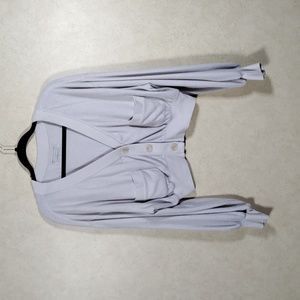 2/$10 03165 Urban Outfitters gray fleece cropped cardigan M